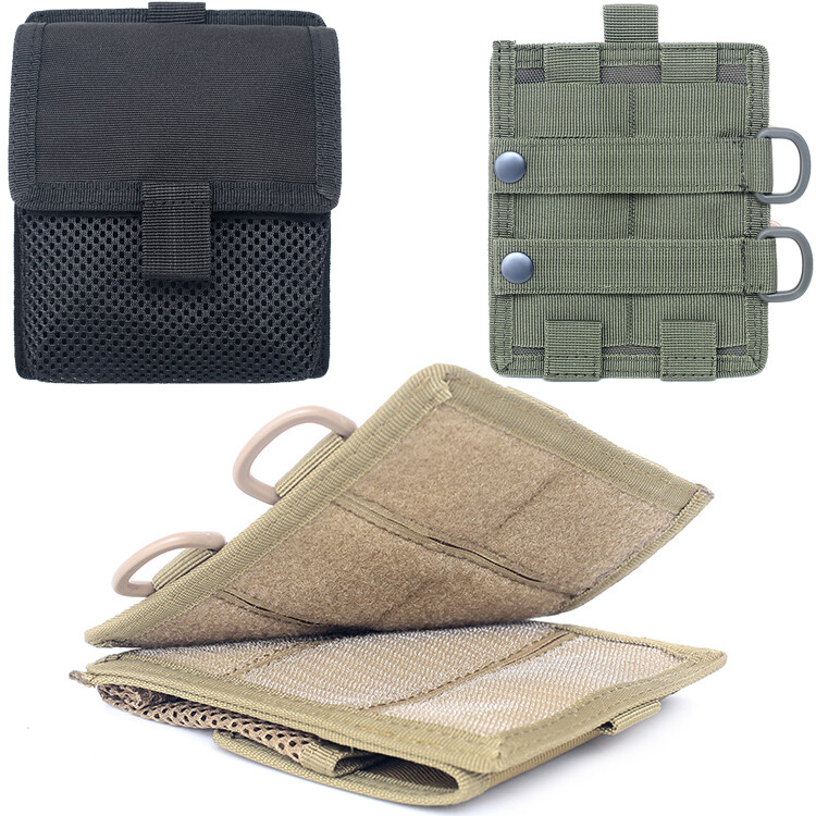 Hook-N-Loop Quick Release Tactical Molle Dump Pouch Military Utility Ammo Pouch