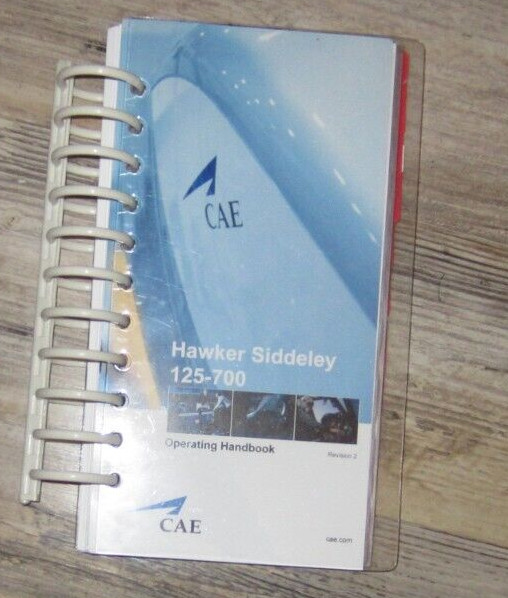 HAWKER SIDDELEY 125-700 OPERATING HANDBOOK REVISION 2 CAE