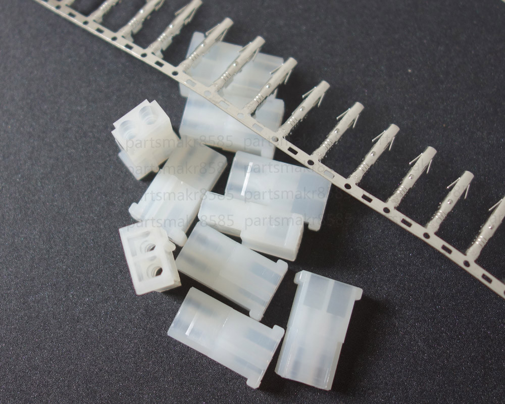 10pcs 2 Pin Position Strobe Bulb Power Supply Connector Kit Plug For Whelen