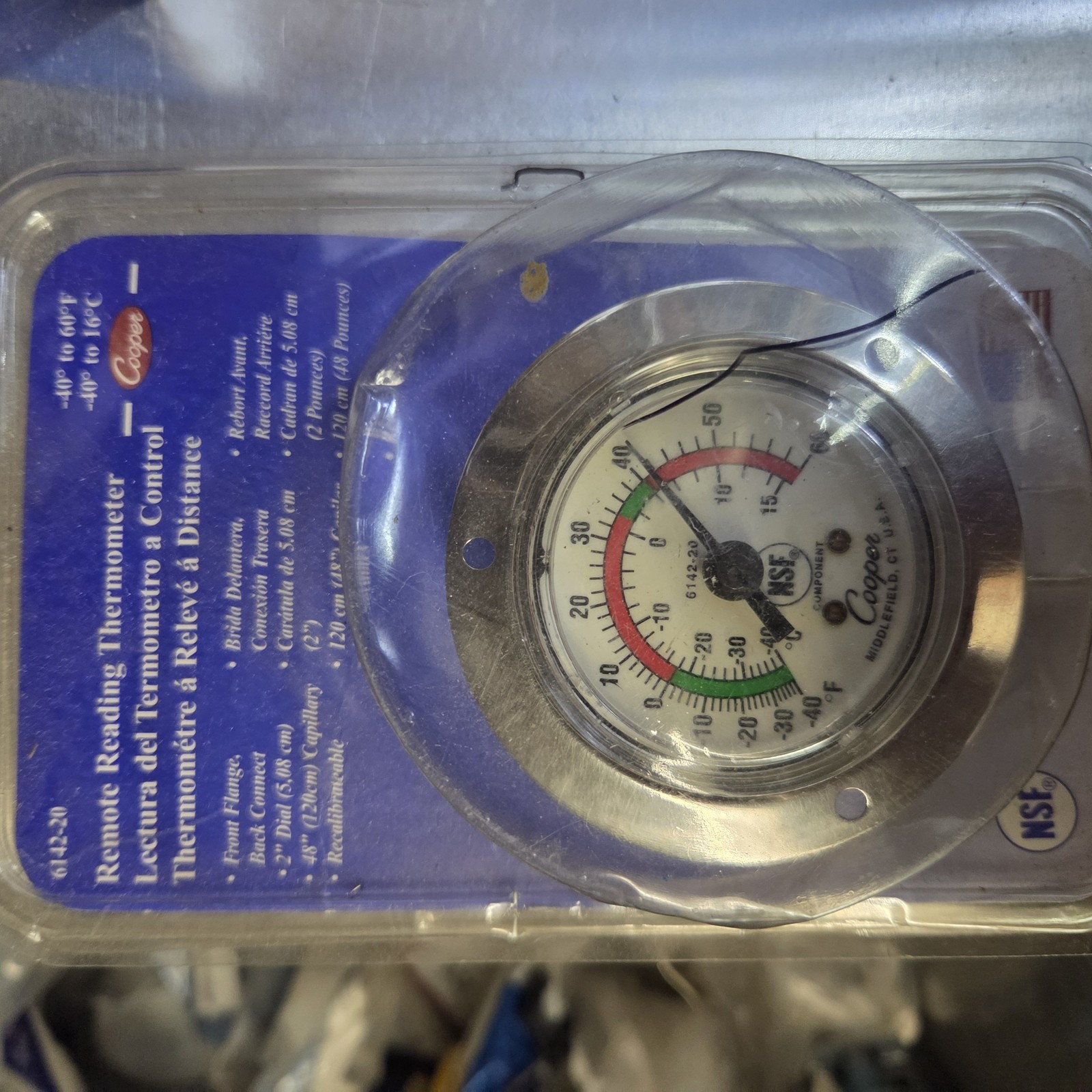 Cooper Remote Reading Thermometer for Accurate Temperature Control