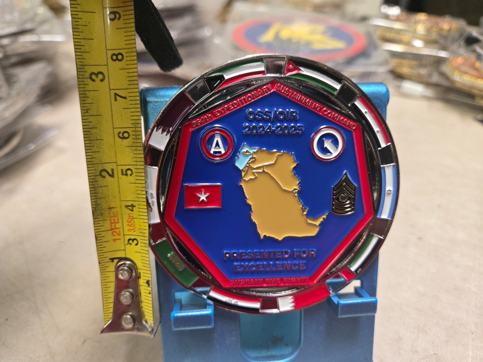 OSS/OIR 2024-2025 364th Expeditionary Sustainment Command Challenge Coin 3"