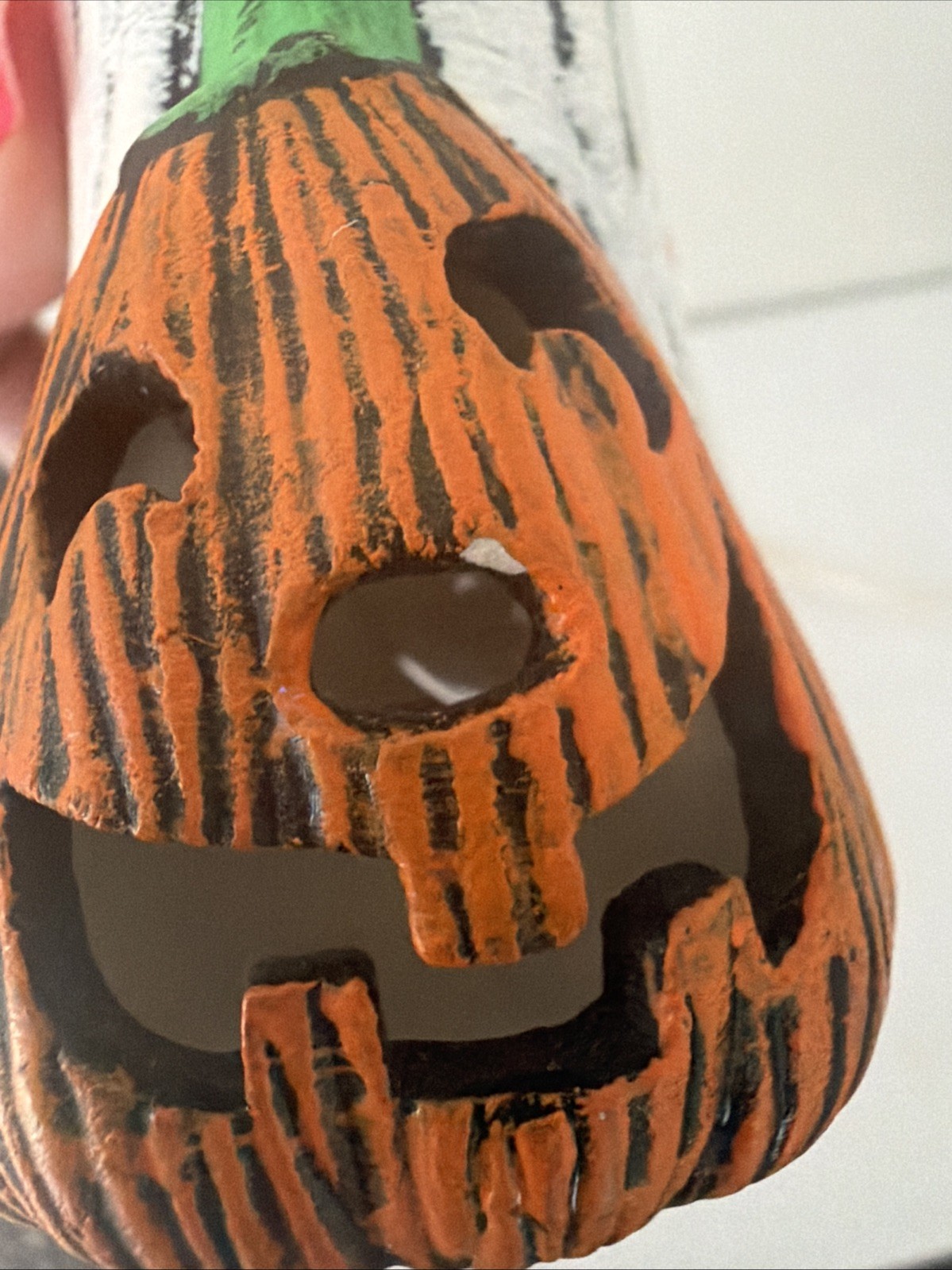 Ghost Pumpkin Light Vintage corded