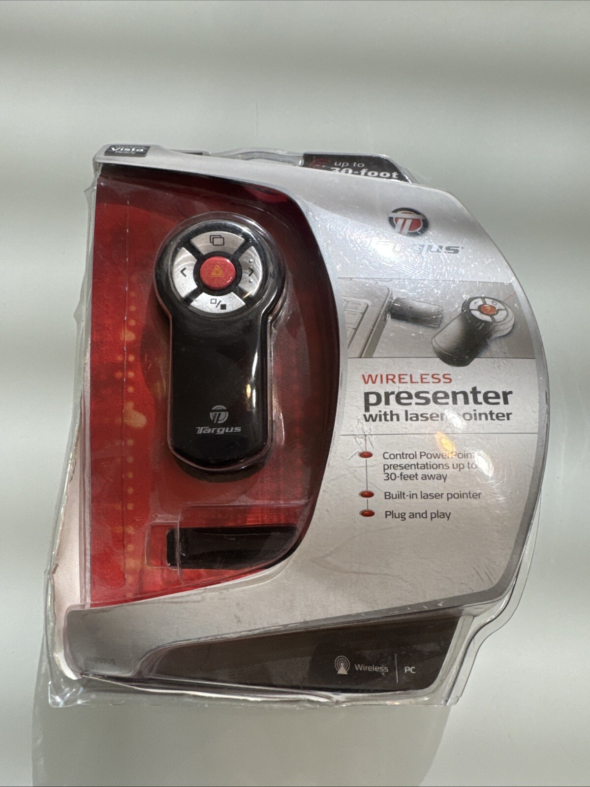 Targus Wireless Presenter with Laser Pointer 30 Ft Range NEW U5