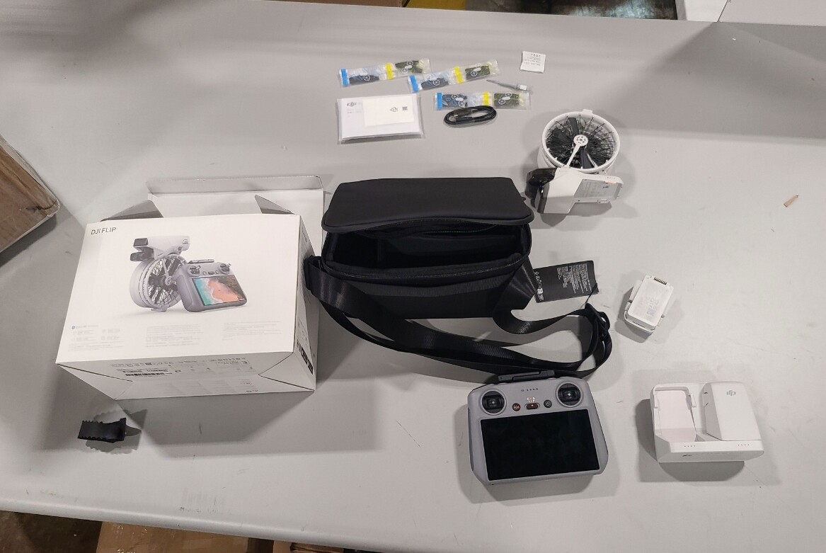 DJI Flip Fly More Combo Camera Drone + RC 2 Remote Controller (3 Battery)