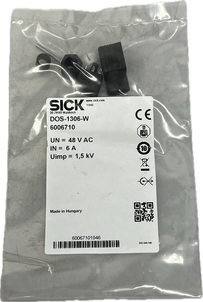 Sick cable socket DOS-1306-W connector 6006710 cable socket