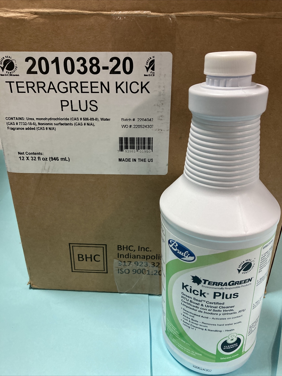 Terra Green Toilet Bowl & Urinal Cleaner (32 fl. oz., 12/CT.)
