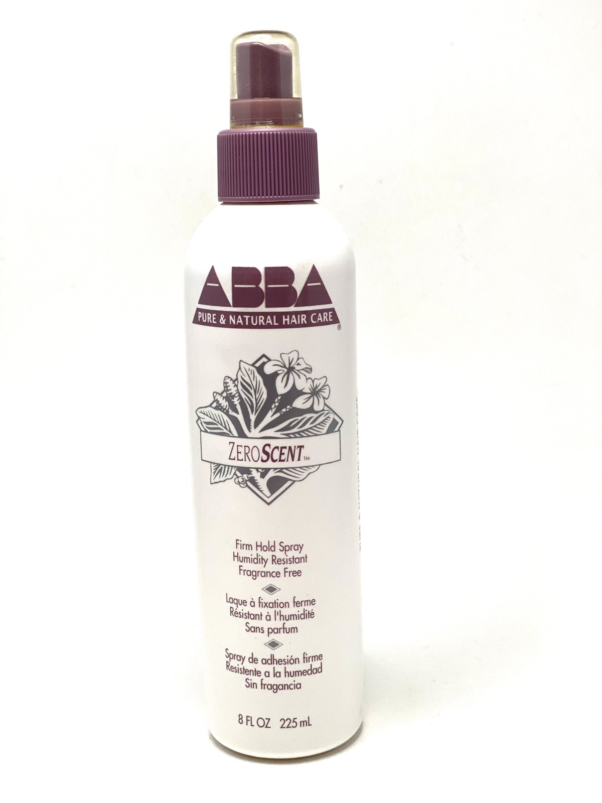 Abba Zero Scent Firm Hold Spray 8 Fl.oz For Hair Spray