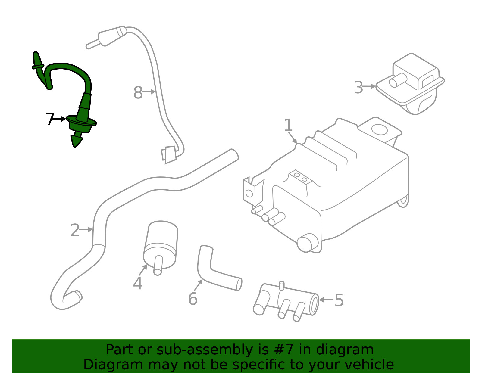 Genuine Nissan Oxygen Sensor 22693-6CA1B