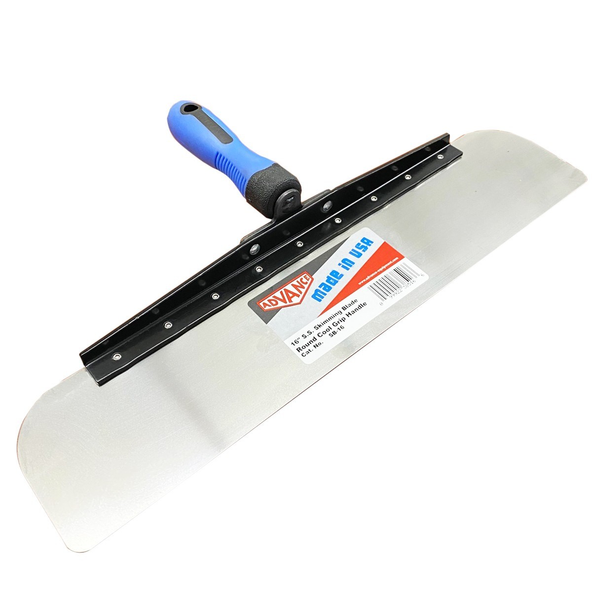 Advance Equipment 16" Stainless Steel Radius Skimming Blade