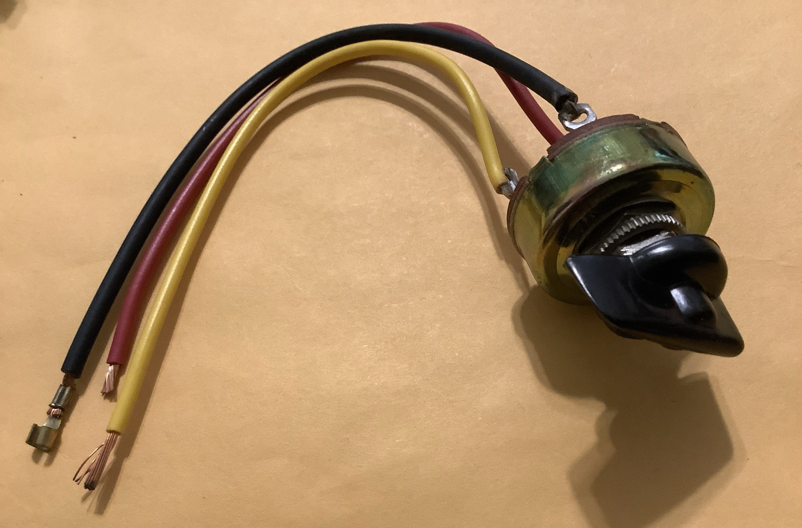 ROTARY FLIP 3 POSITION SWITCH WITH 3 LEADS