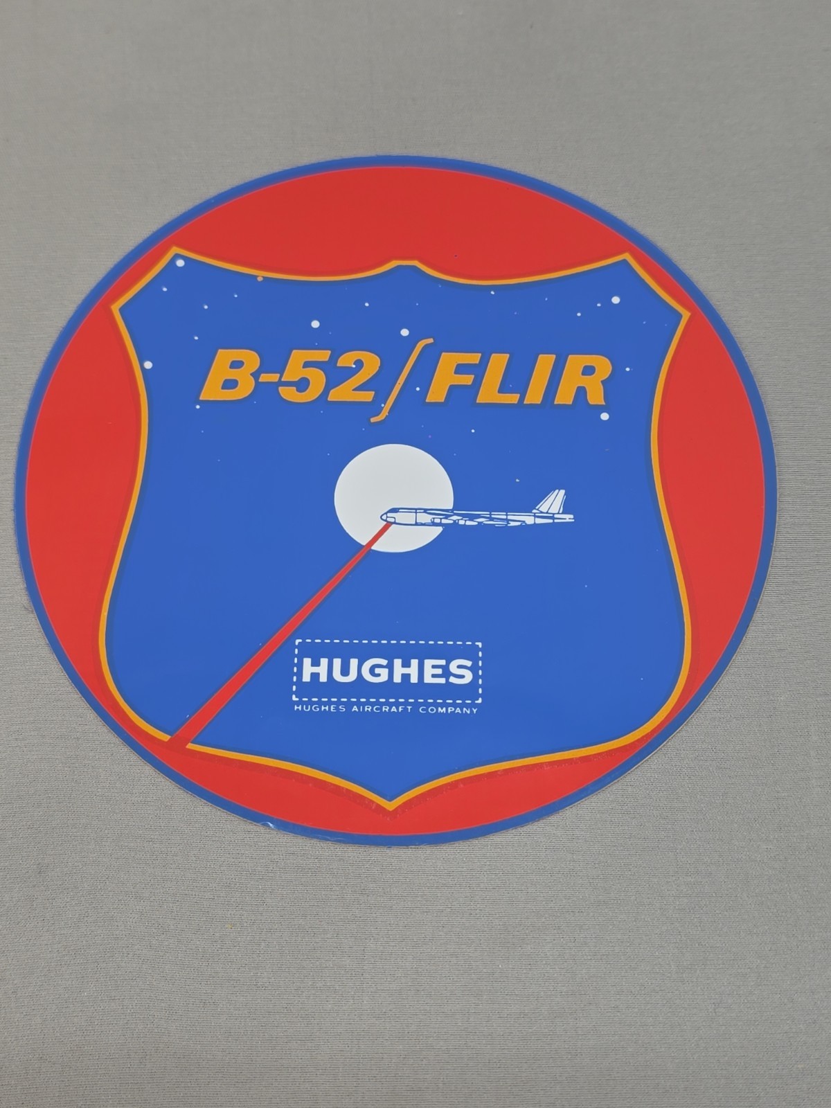Hughes B-52 Flir Decal Sticker Vintage