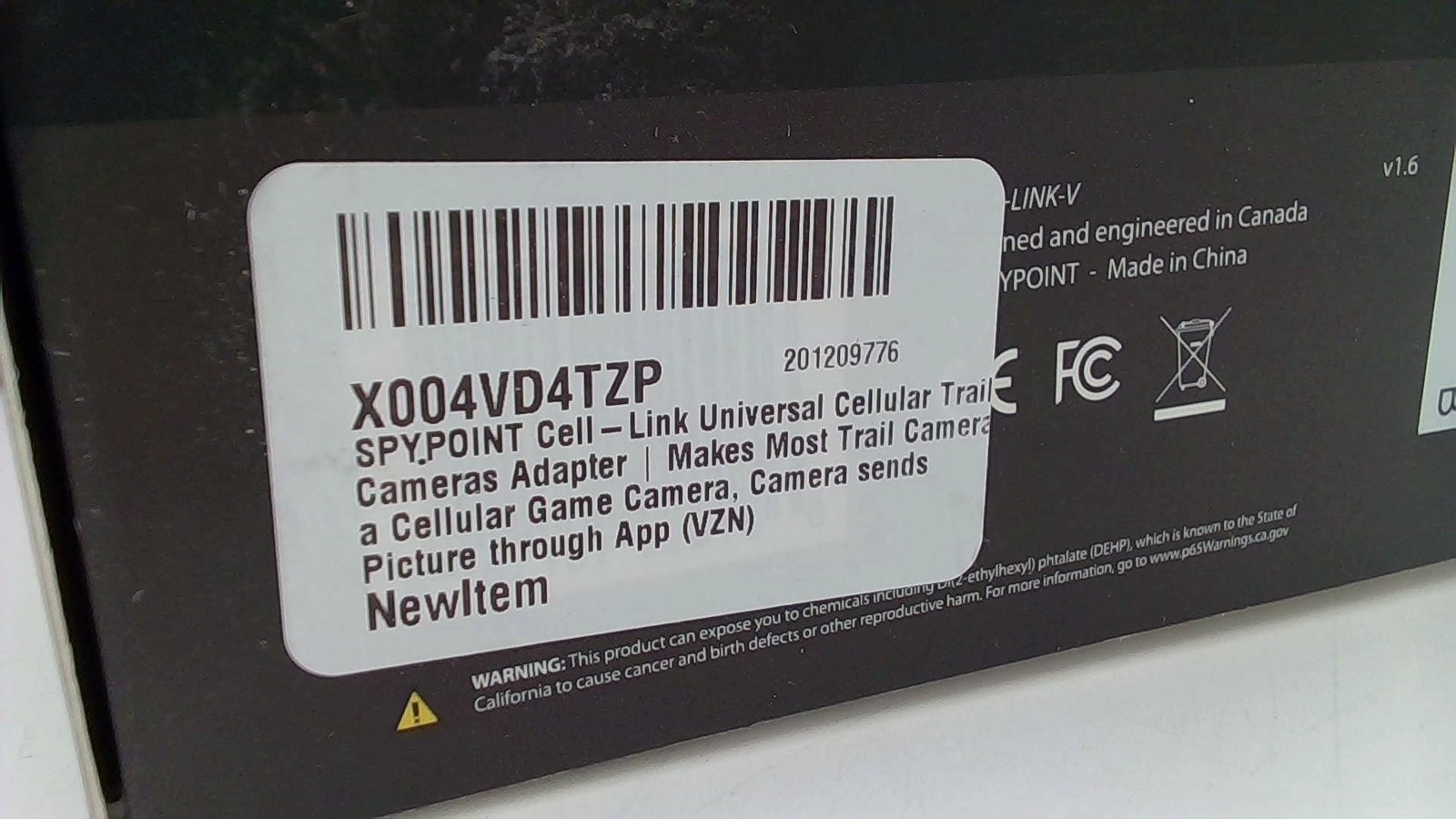 SPYPOINT CELL-LINK-V Trail Camera Cellular Adapter - Black