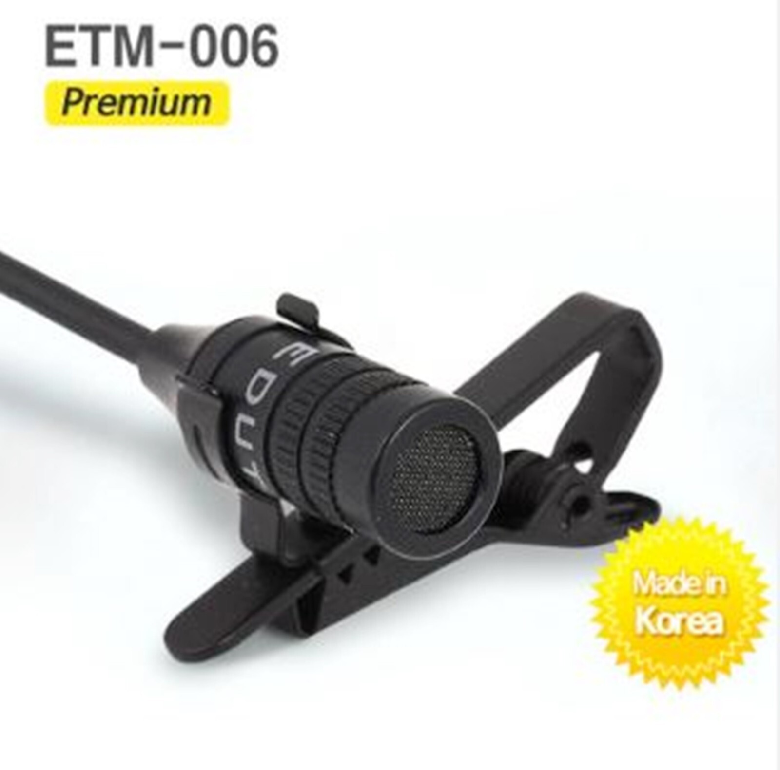 EDUTIGE High Sensitivity Lavalier Microphone ETM-006 Digital Voice Recorders