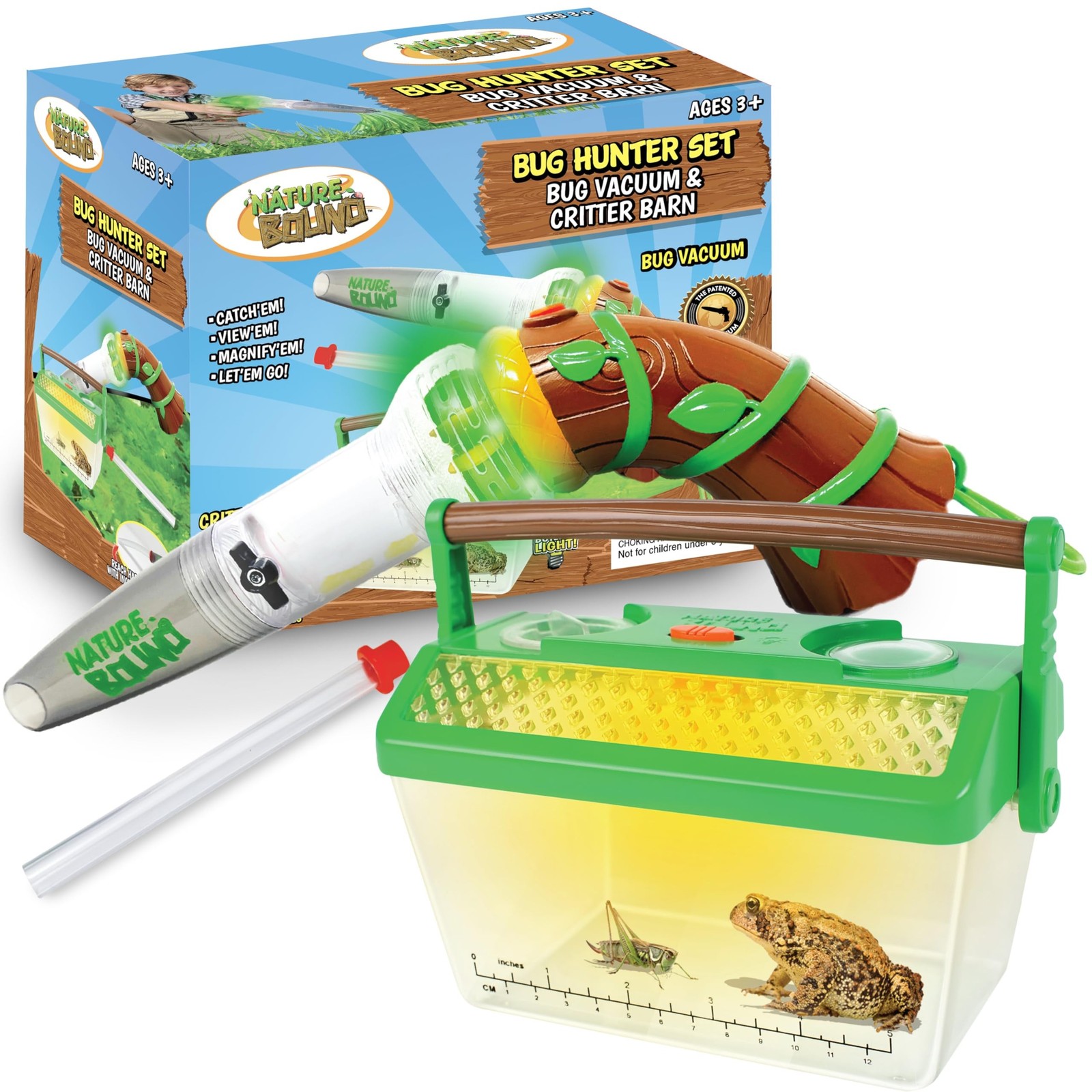 Nature Bound Bug Catcher Toy, Eco-Friendly Bug Vacuum, Catch and Release Indo...