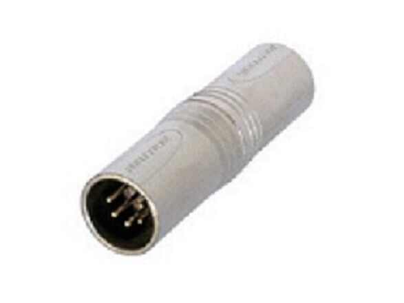 Neutrik NA5MM 5-Pin XLR Male to 5-Pin XLR Male  Gender Adapter