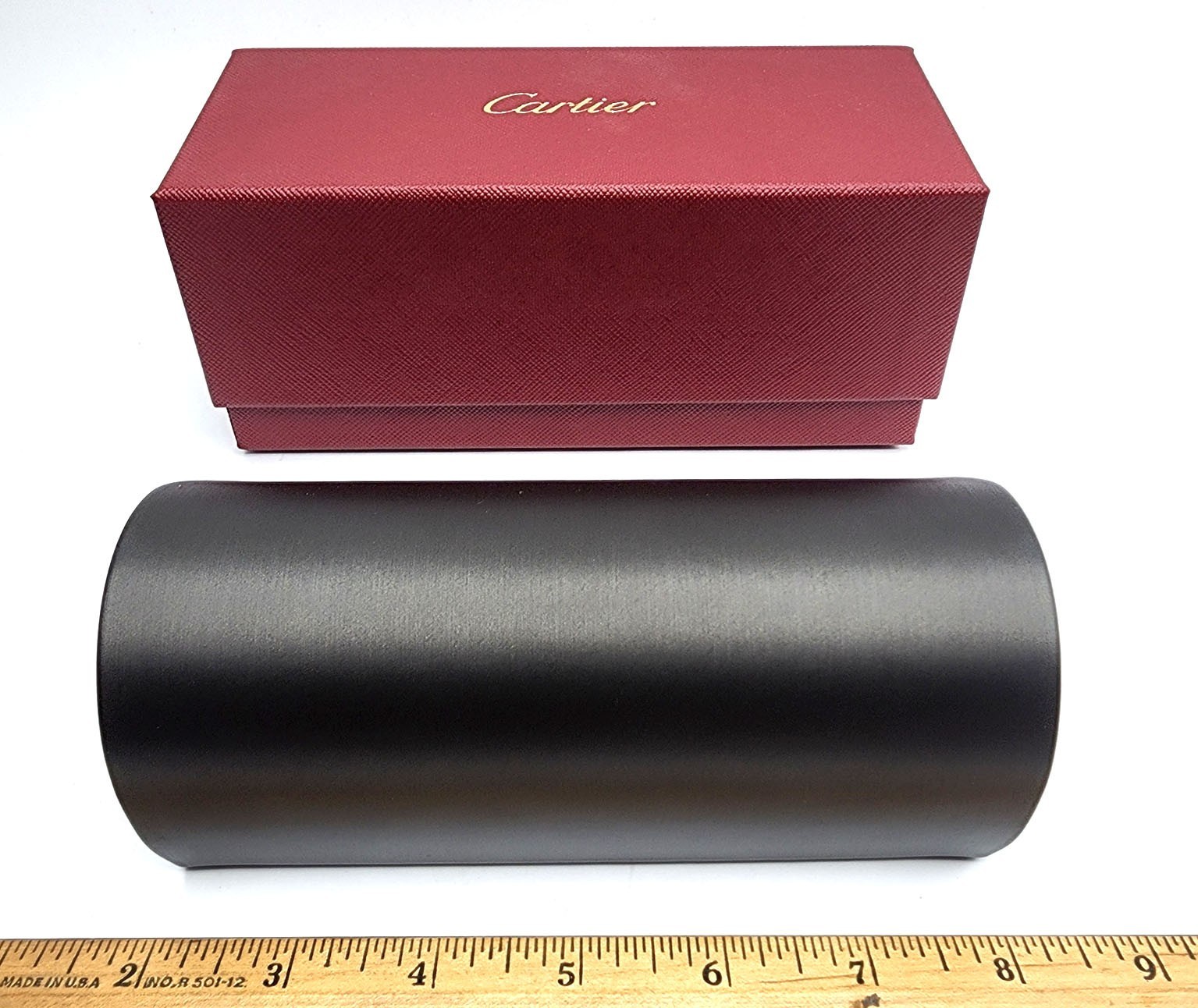 Authentic Cartier Glasses Case & Box Set w/ Cloth & Certificate NEW