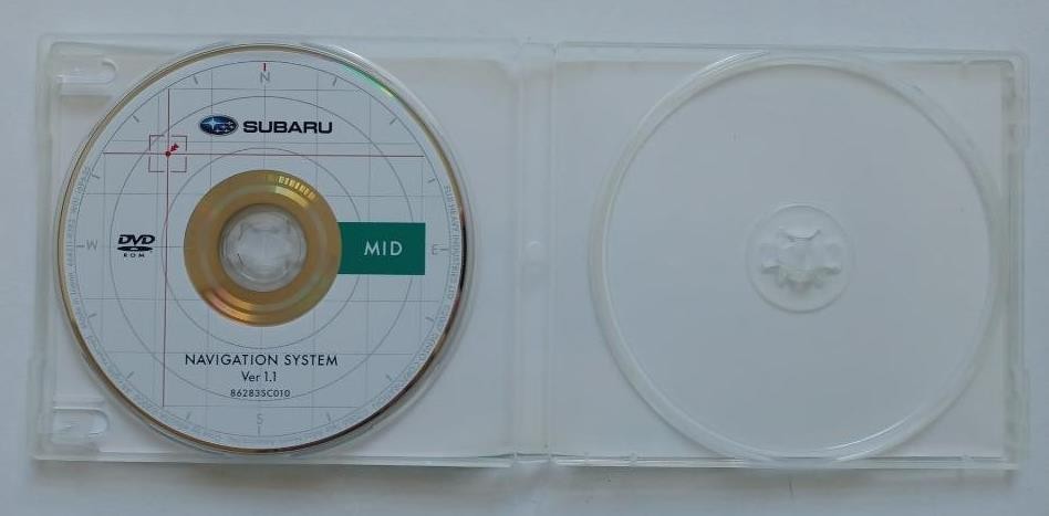 SUBARU Navigation System Ver 1.1 - Mid West (2007 DVD-ROM Software) 862835C010
