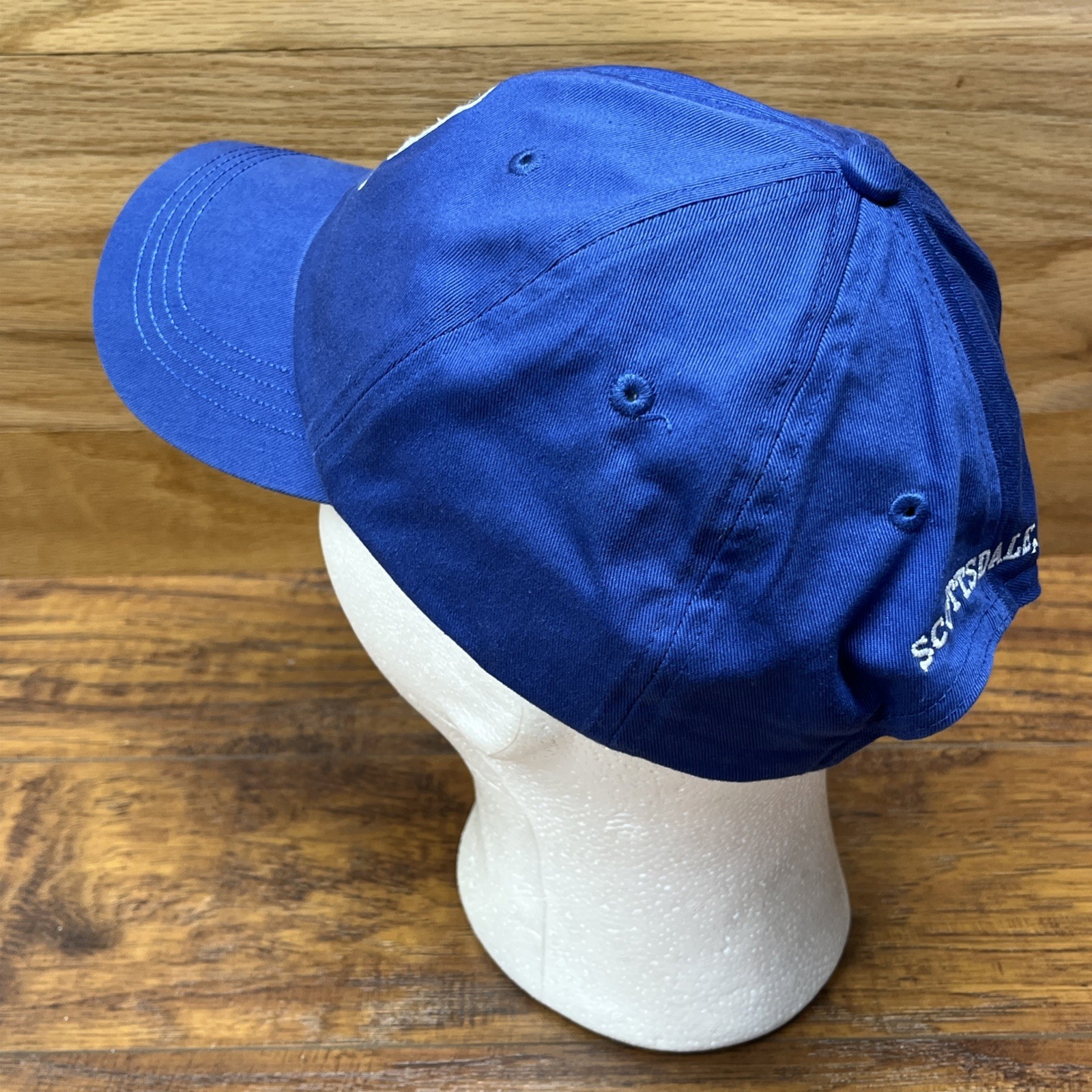 TPC Scottsdale Hat Blue Ahead Adjustable Strapback Embroidered Golf Cap