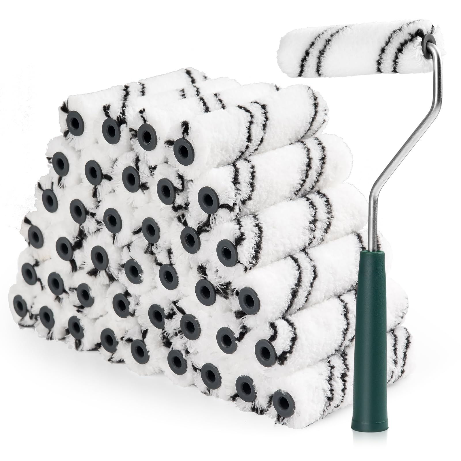 CoatPro Twools Microfiber Paint Roller 4 Inch, 4 inch paint roller 40 pack