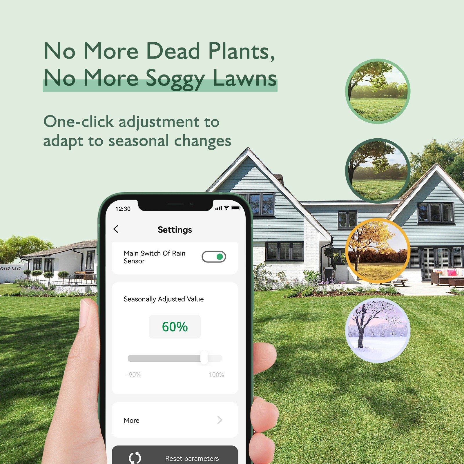 Lawn Smart Sprinkler Controller Watering Timer 8 Stations WiFi Irrigation System