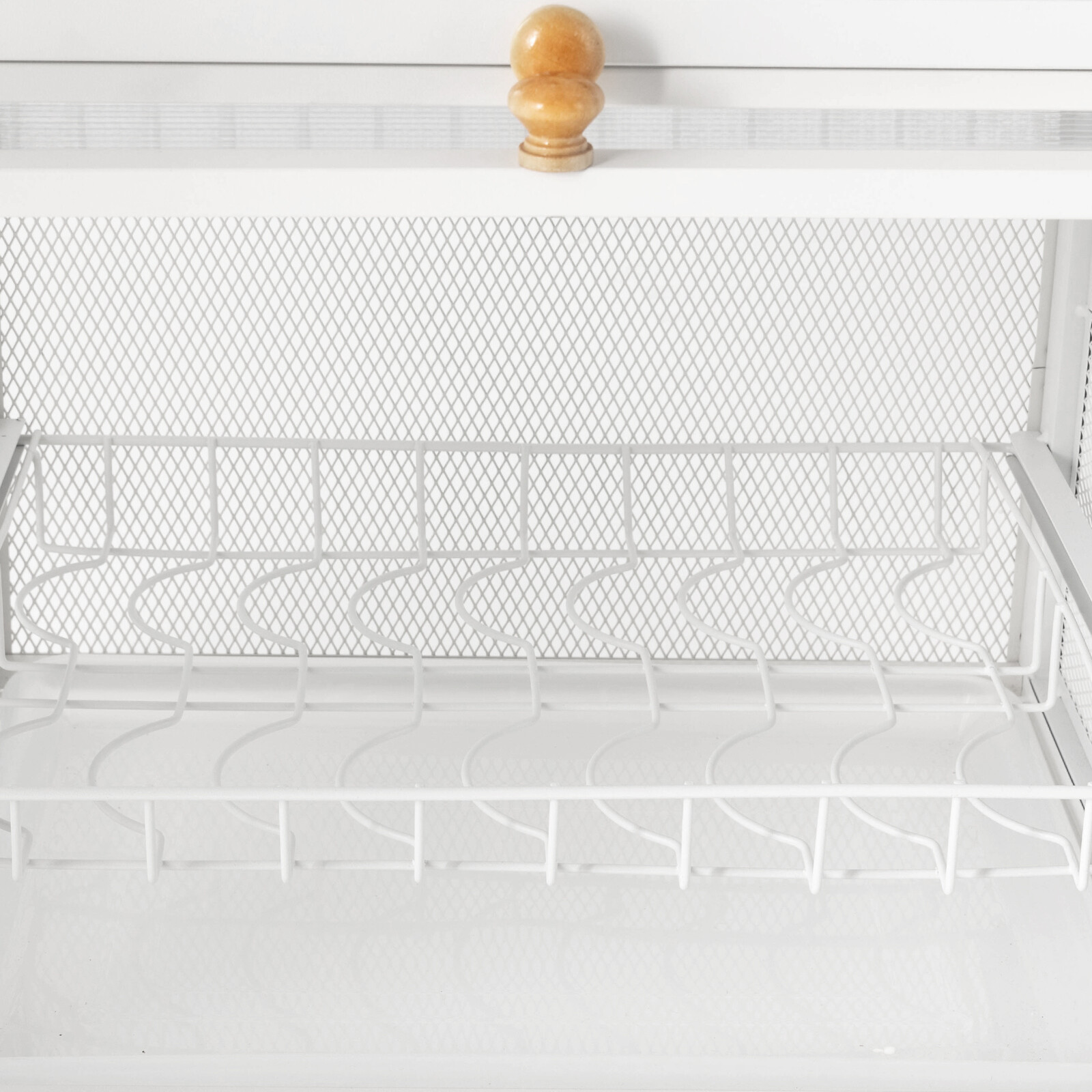 Detachable Drip Tray Storage Box Basket Dish Drying Rack Organized Kitchen
