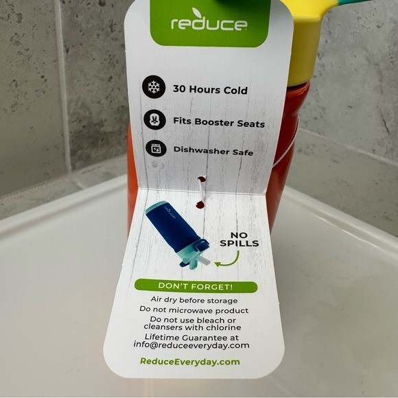 Reduce Orange and Yellow 14oz Water Bottle