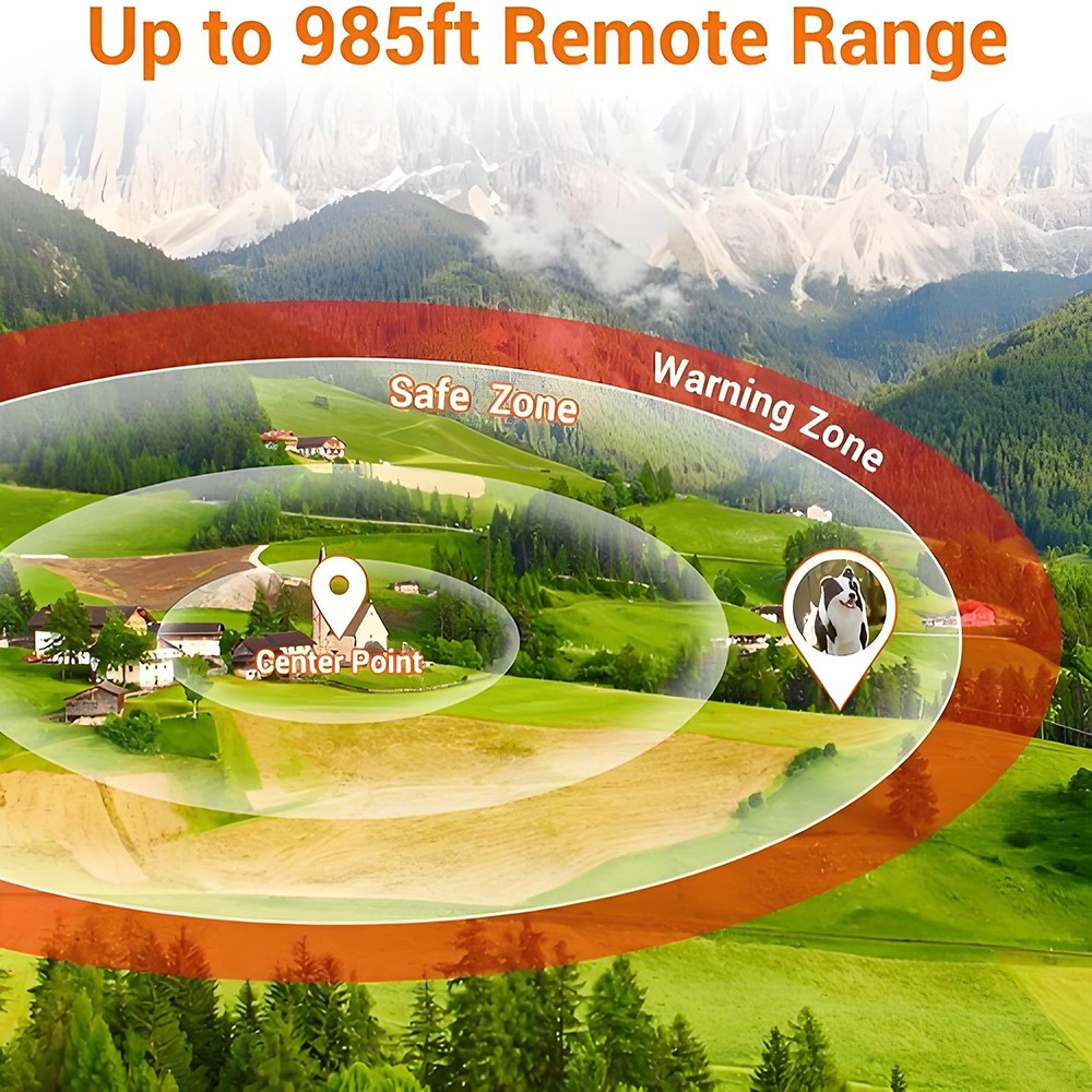 Dog Training Collar Rechargeable Remote Control Electric Pet Shock Waterproof US