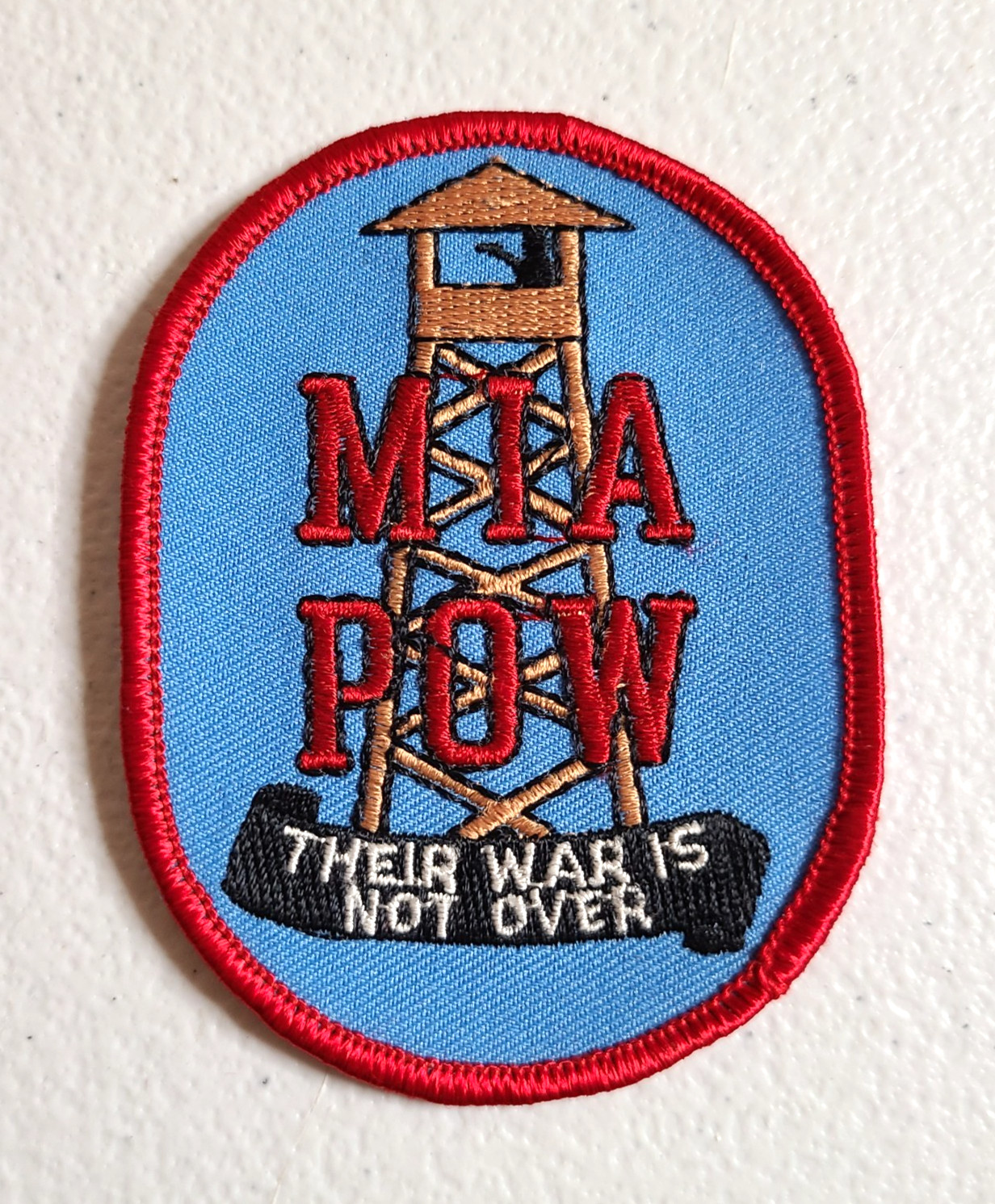 POW MIA Patch Vietnam Their War is Over 1980s Vintage