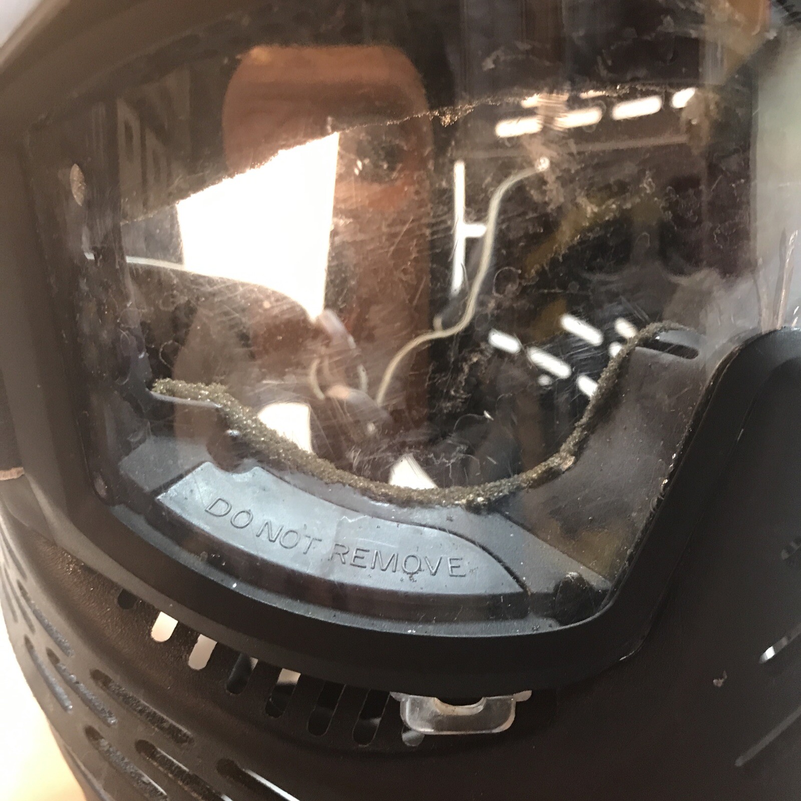 JT Paintball Mask with Visor - BLACK