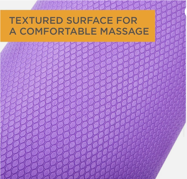Foam Roller 17"x5" High Density Exercise Roller for Back Massage