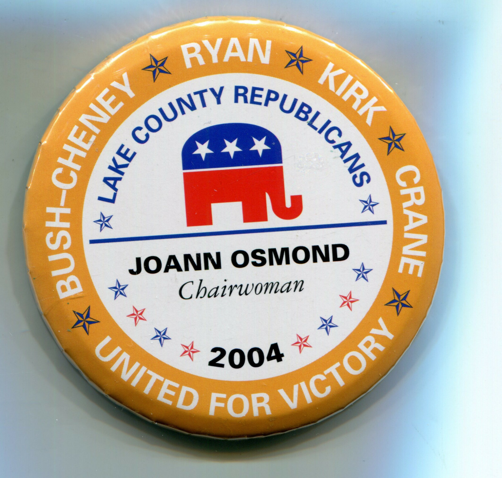 2004 Bush Cheney Lake County Republicans, Ryan, Kirk, Crane