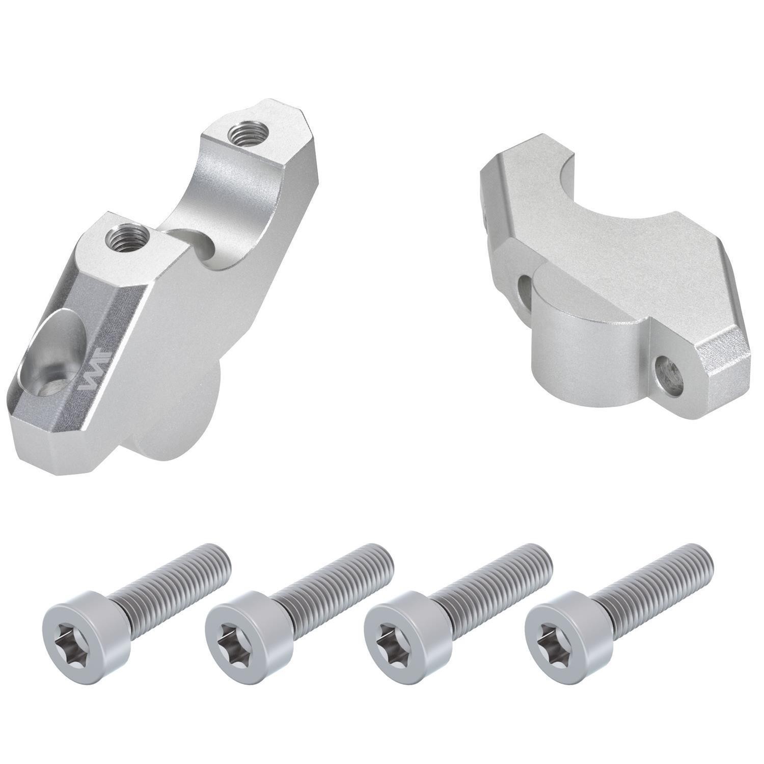 Handlebar riser 30 mm with offset 25 mm for BMW S1000R 17-with ABE