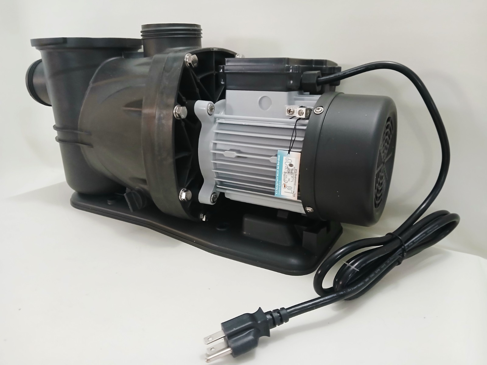 Vidapool In/Above Ground Pool Pump, Self Priming High Flow Single Speed, 1HP-OB