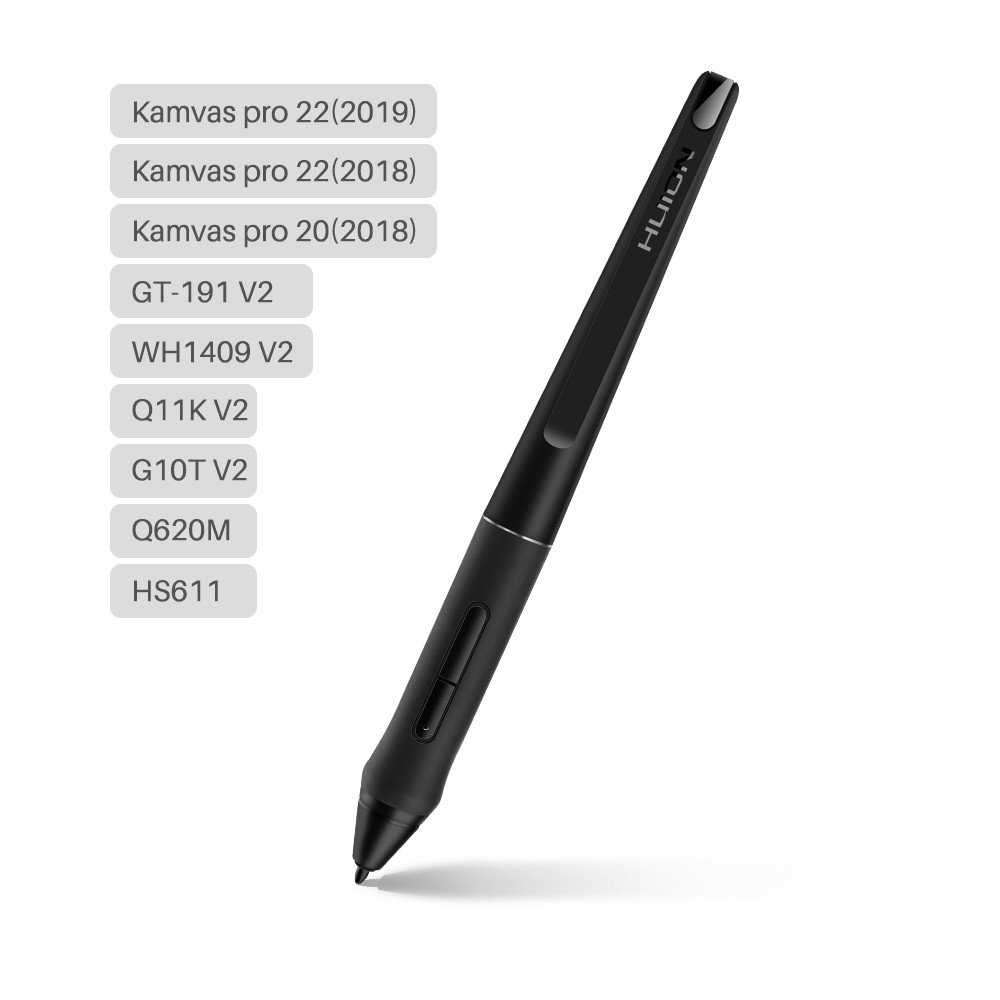 HUION PW500 Battery free Pen Digital Stylus for Q11K V2/Kamvas pro 22/Q620M