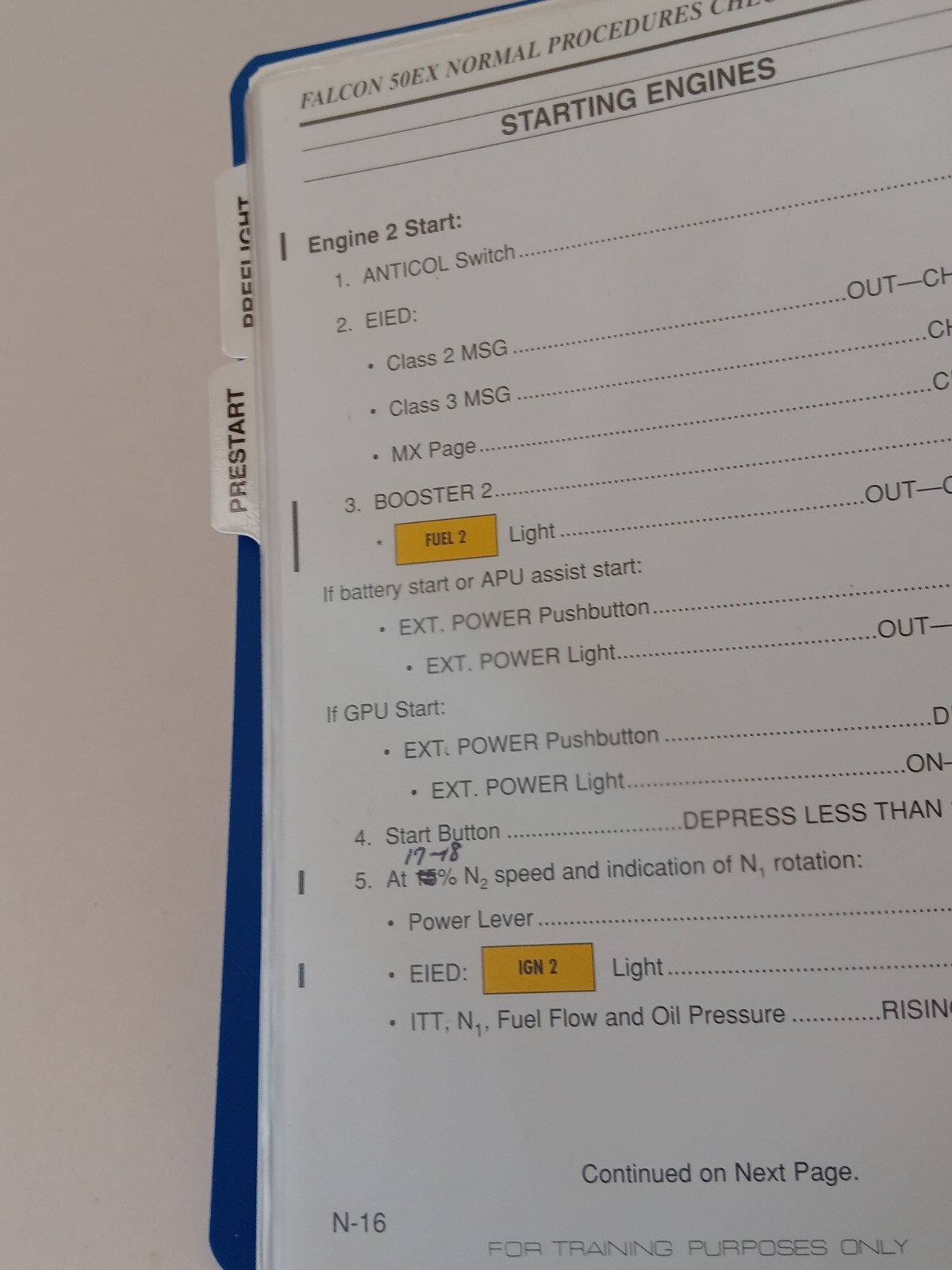 Flight Safety Dassault Falcon 50EX Pilot Checklist Normal Procedures