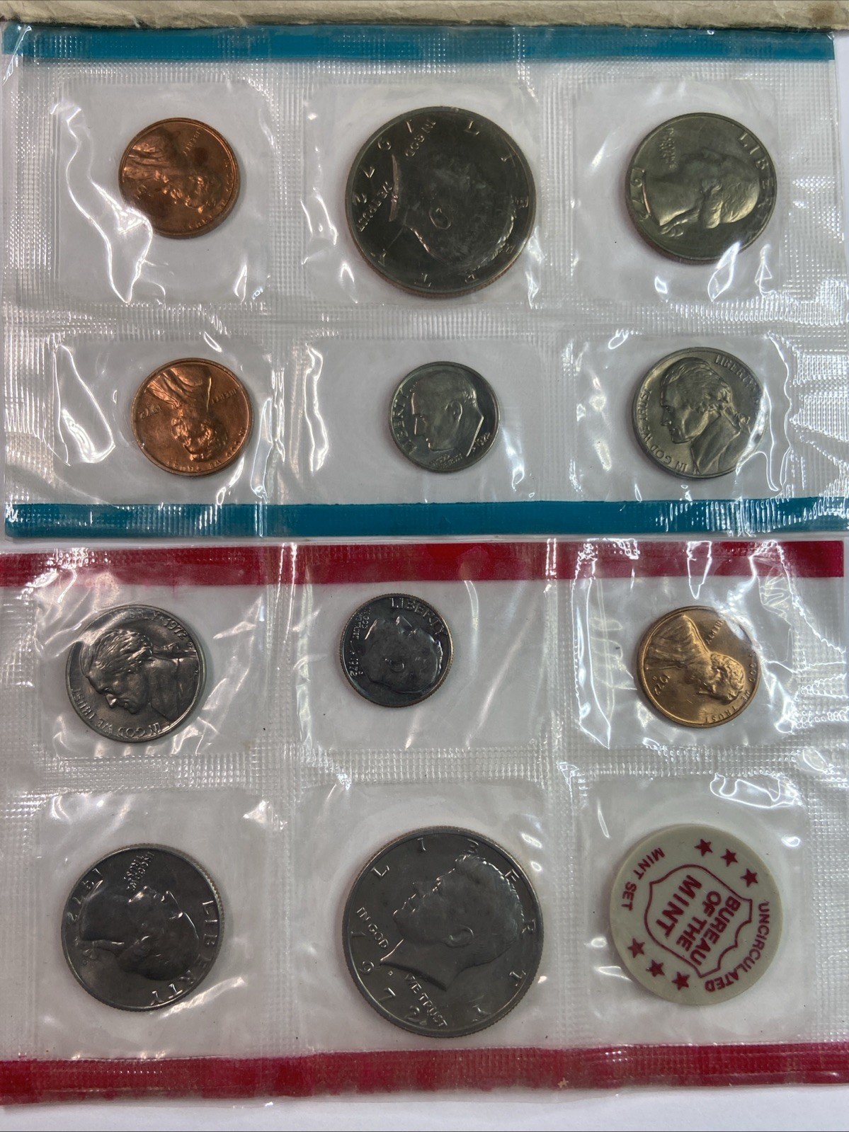 1972 P & D US Mint Set United States Original Government Packaging