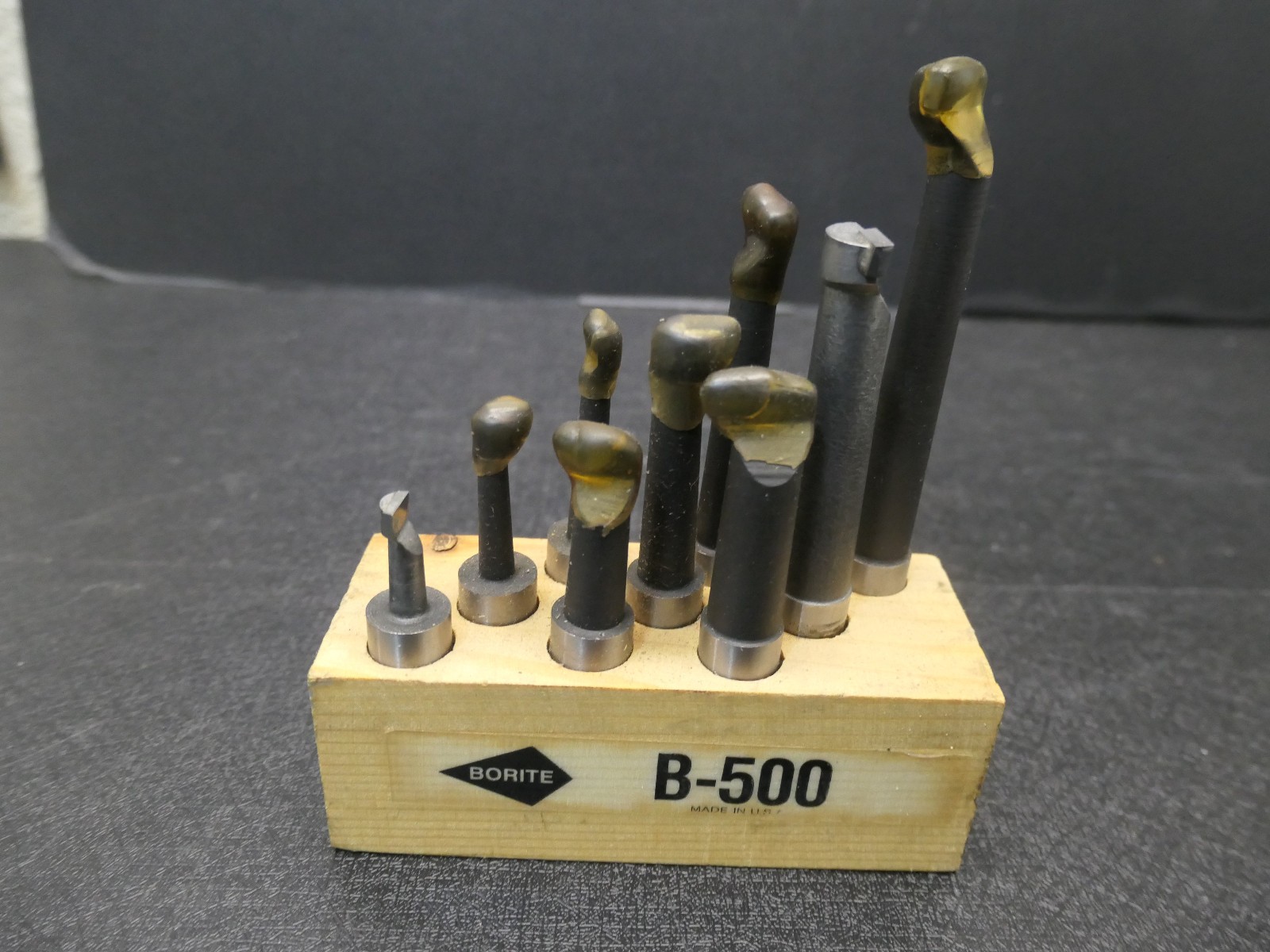 APT "USA MADE" BHR8B Boring Head with Borite B-500 Bits