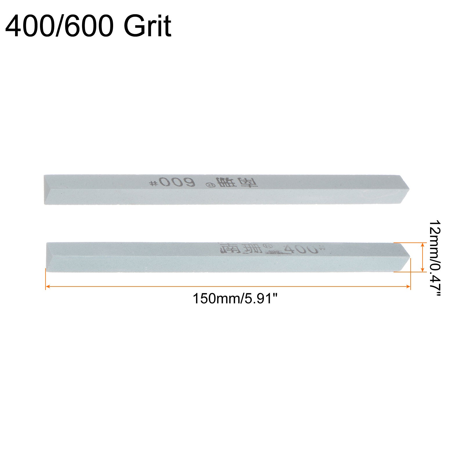 4pack Knife Sharpening Stone Triangle 400/600 Grit