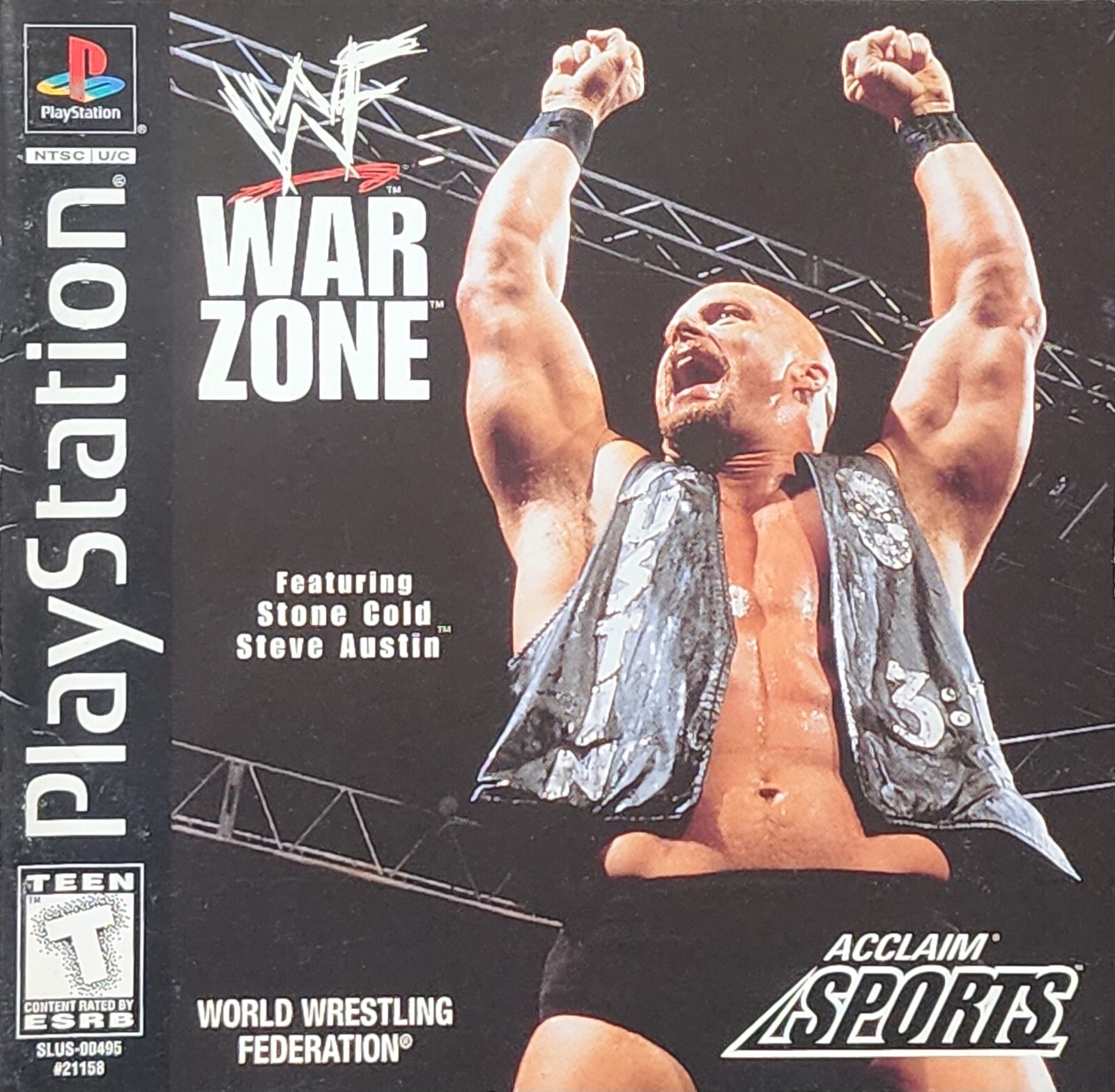 WWF War Zone w/ Reg Card MANUAL ONLY Authentic NO Disc