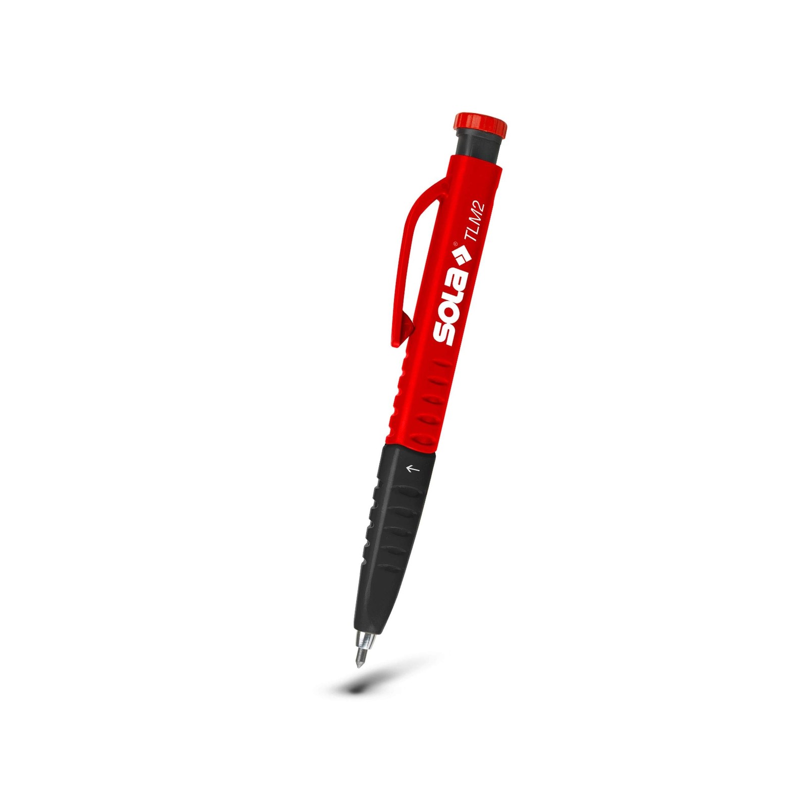 SOLA TLM2 Deep Hole Marker Construction Pencil with Built-In Sharpener, Long-...