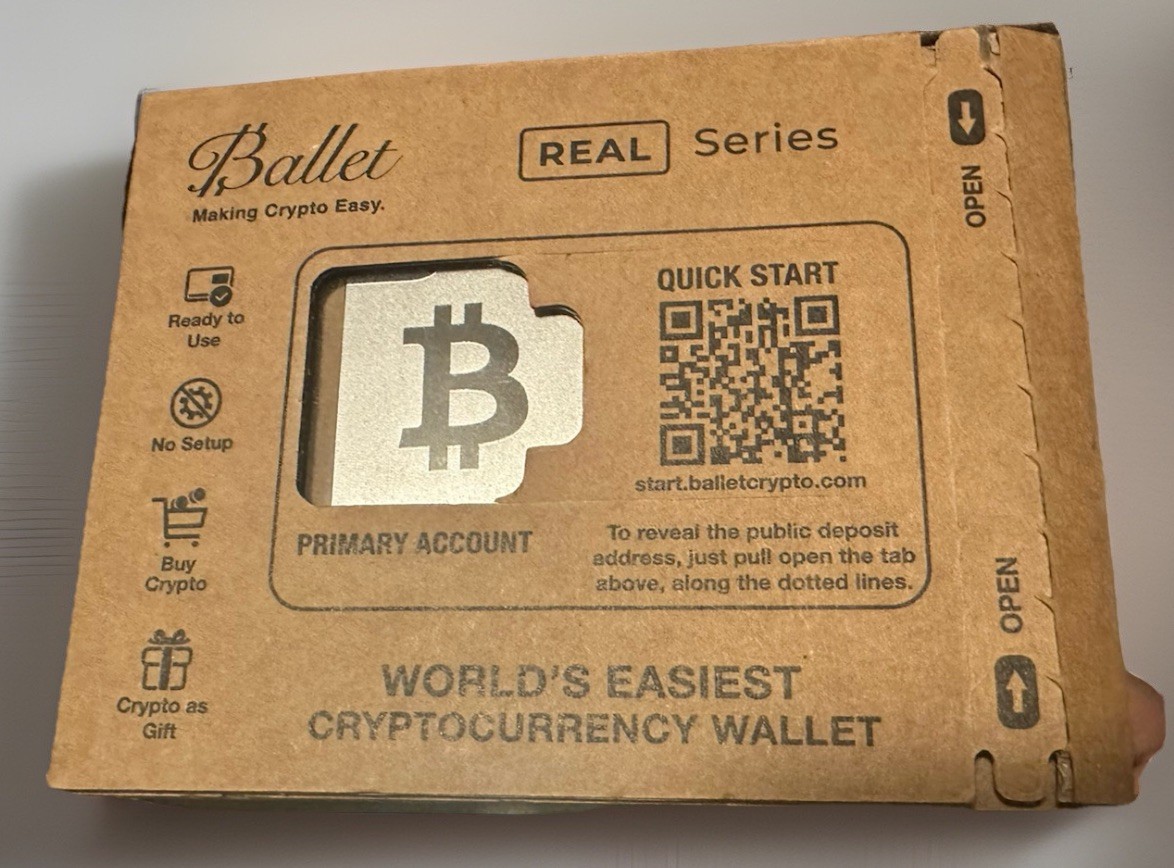 Ballet Real Cryptocurrency Hardware Wallet Keep Digital Assets Safe Bitcoin Easy
