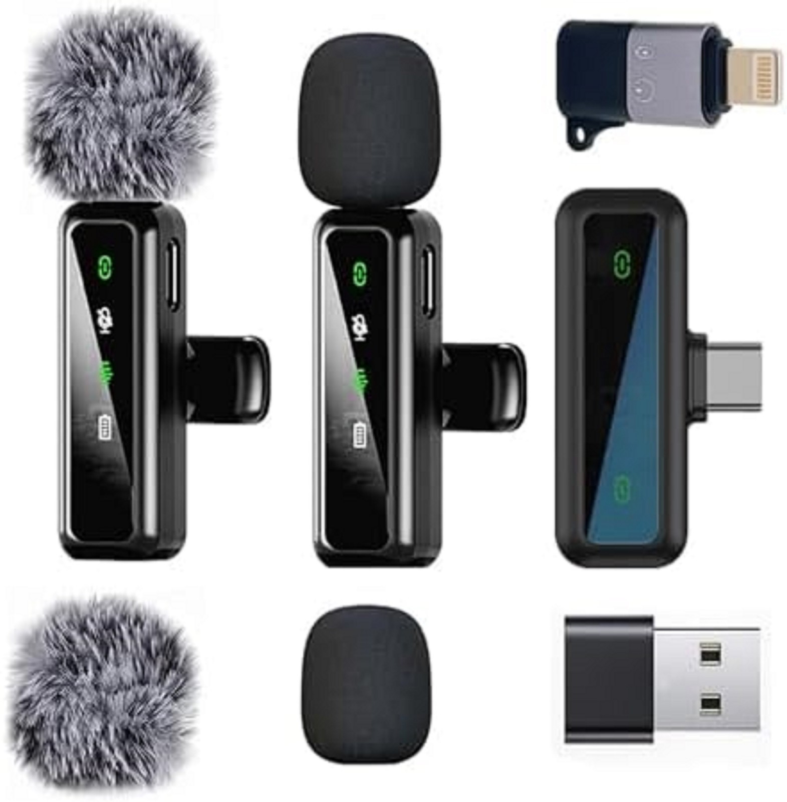 Wireless Lavalier Microphone for Iphone - Ipad, Android Phone Computer
