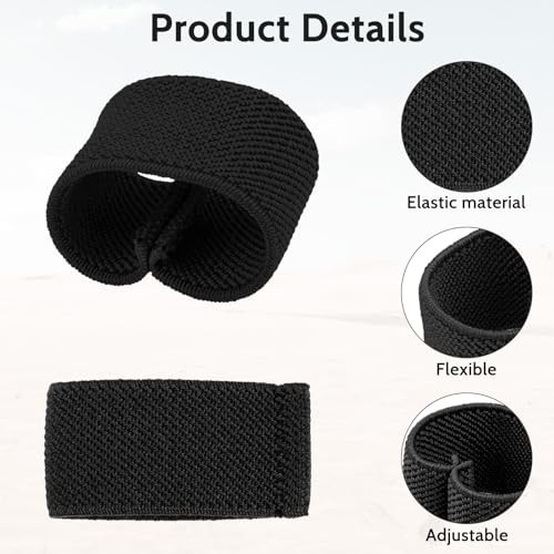 10 Pack Elastic Belt Keeper Strap, Nylon Canvas Web Belt Elastic Loop Keeper,...