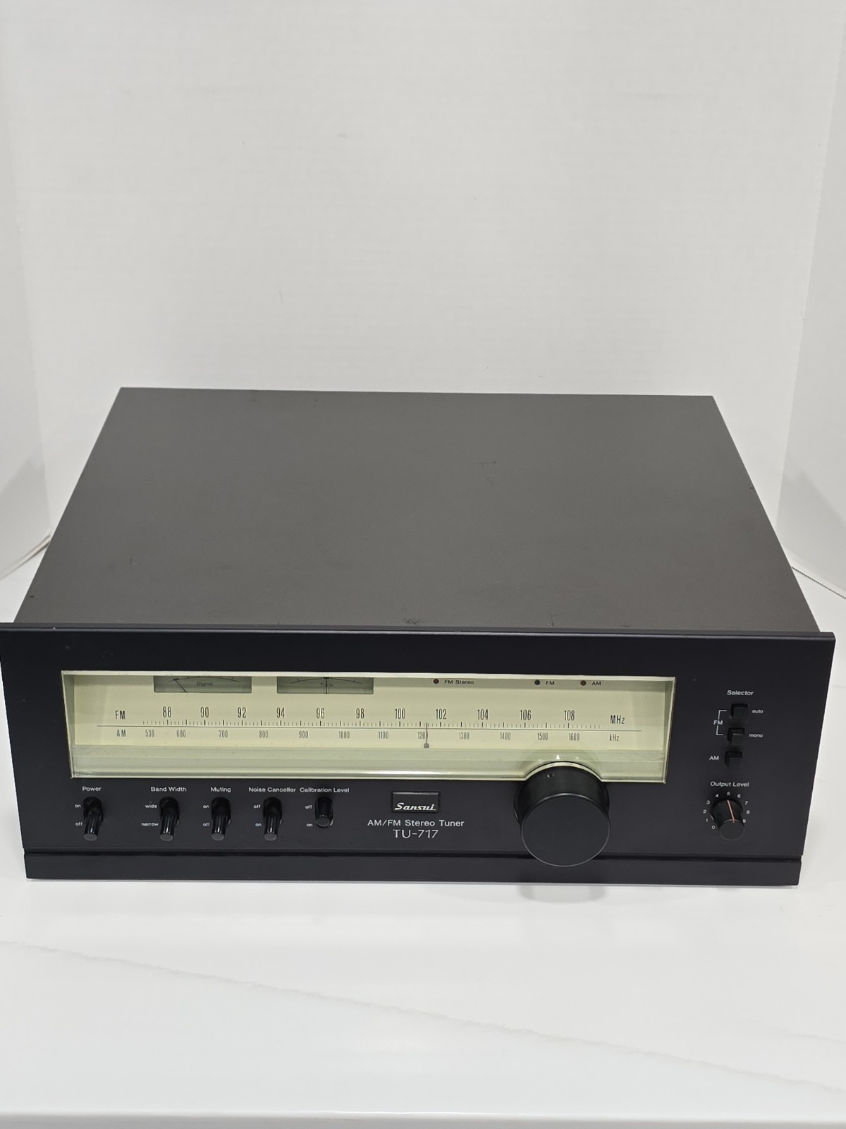 🔥 1979 Sansui TU-717 AM/FM Stereo Tuner Receiver Japan Vintage VGC TESTED WORKS