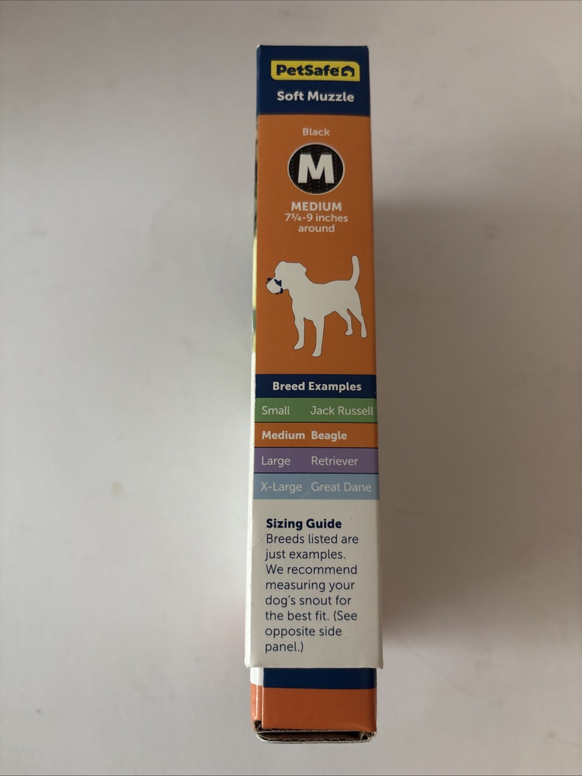 New PETSAFE Soft Muzzle for Medium Dogs Black Nylon Adjustable Padded Mesh