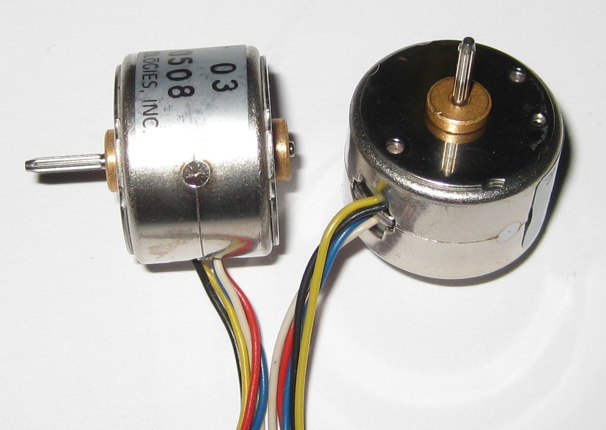 2 X Miniature Stepper Bipolar Motor - 5V - Driver Schematic - 2 Phase - 20 Steps