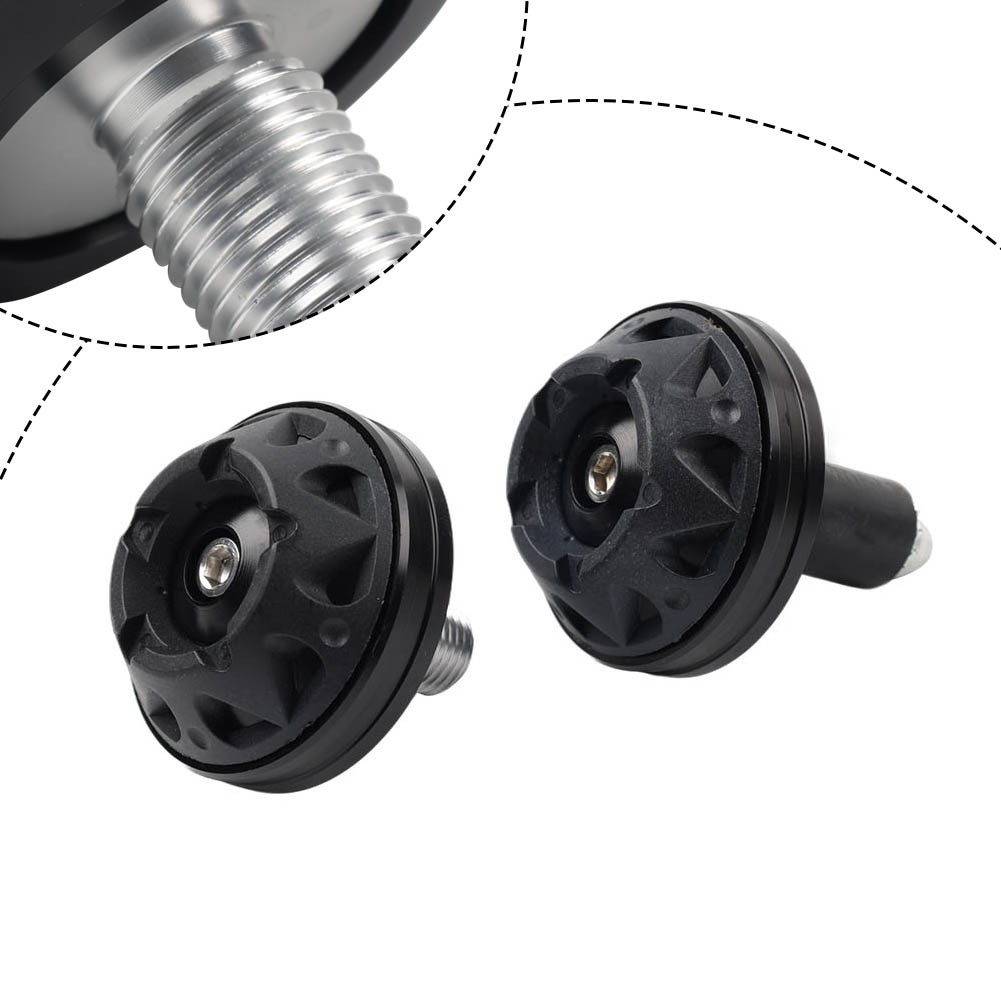 Black Front Fork Frame Slider Wheel Crash Drop Protection for Yamaha TMAX530