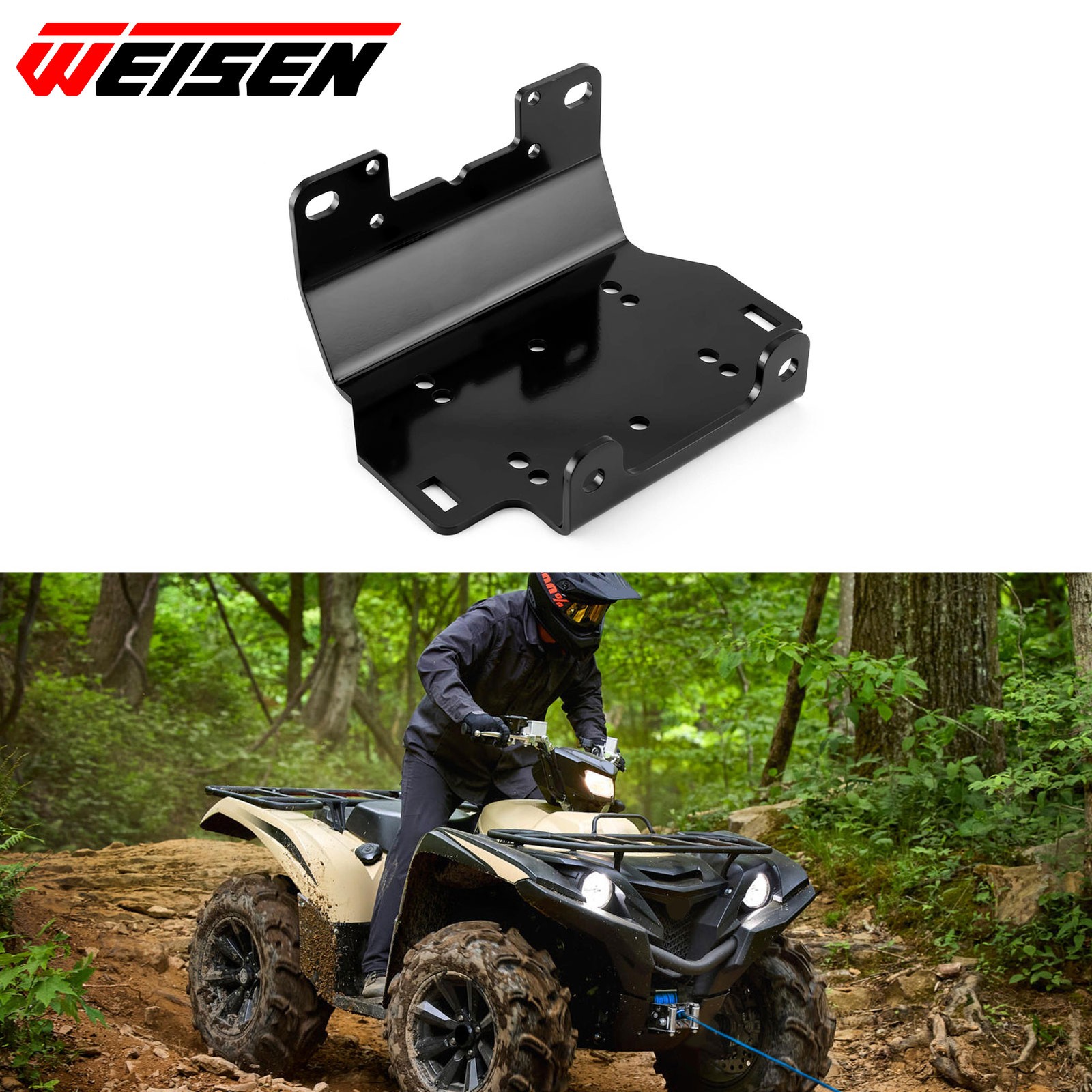 ATV Winch Mounting Bracket Fit Yamaha Kodiak 700 2016-2026