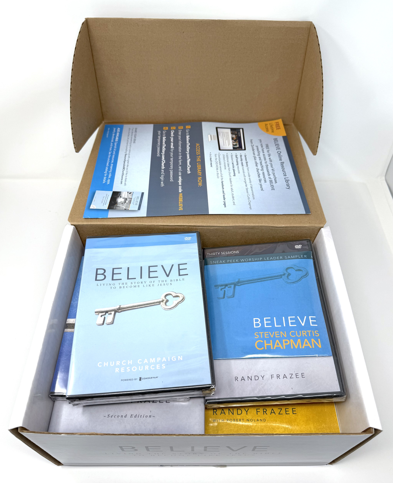 Believe Church Resource Kit Books Dvd - Steven Curtis Chapman Randy Frazee - NEW