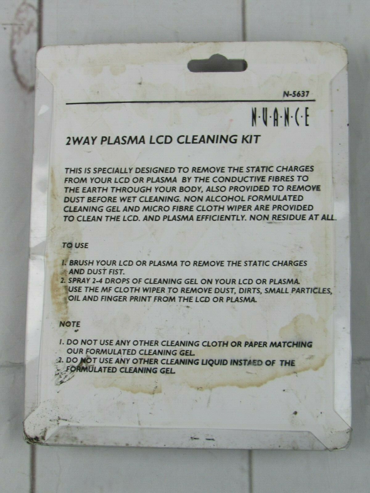 Nuance 2 Way Plasma LCD Cleaning Kit S206